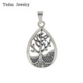 Yudan Jewelry Manufacturer Custom Stainless Steel silver Irish claddagh pendant